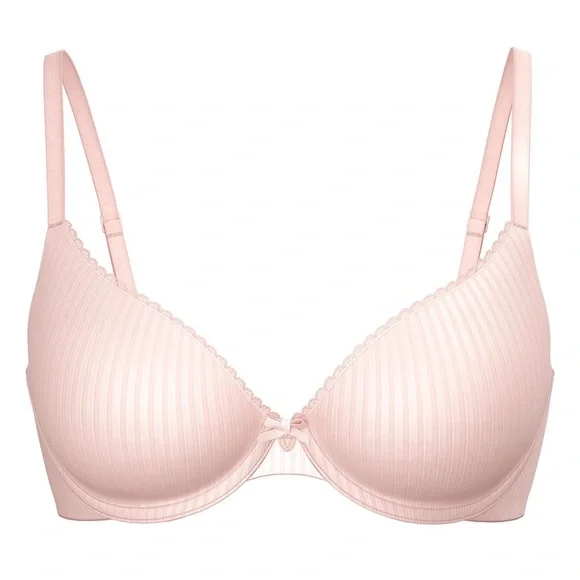 Victoria's Secret Lightly Lined Full Coverage Purest Pink Bra 38D - Picture 3 of 7